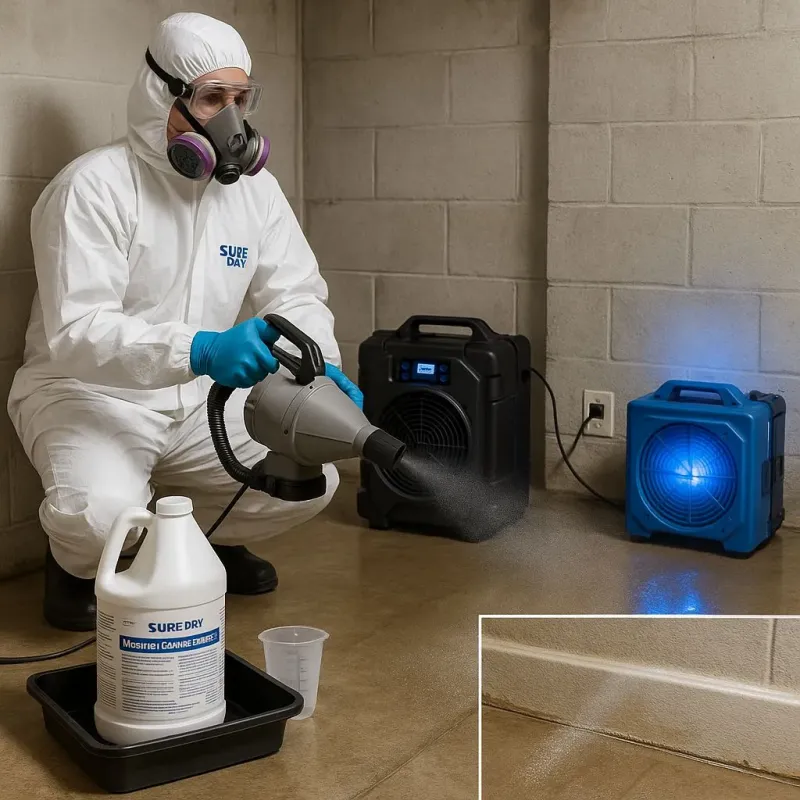 Sanitization and Odor Removal process in Molino, FL